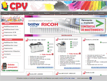 Tablet Screenshot of cpvcopiadoras.com